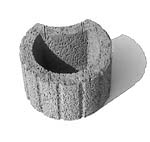 Mini- Ringwallstein Blähton Artikel-Nr.: 1202 Erhältlich in folgenden Farben: grau, ziegelrot, anthrazit, heidebraun